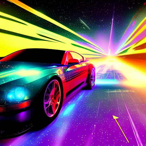 AI Art Gallary – Neon Sports Cars