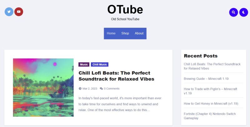 OTube: A Random Video Sharing Site