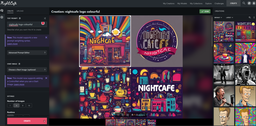 Nightcafe AI Example