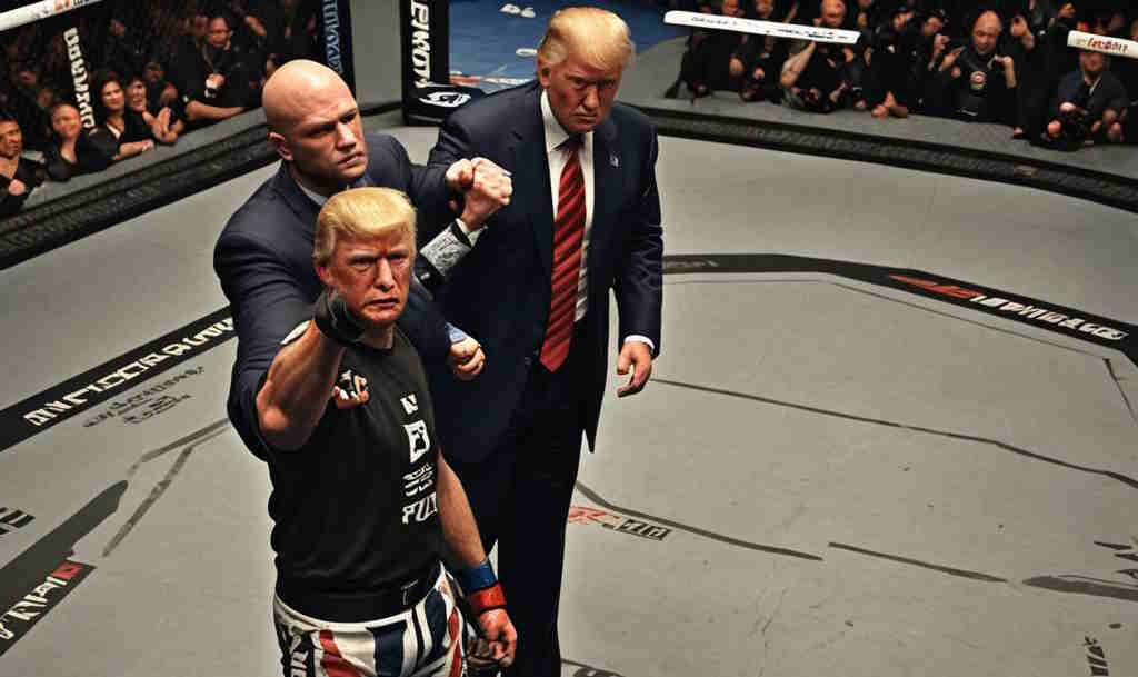 Donald Trump Attends UFC 303