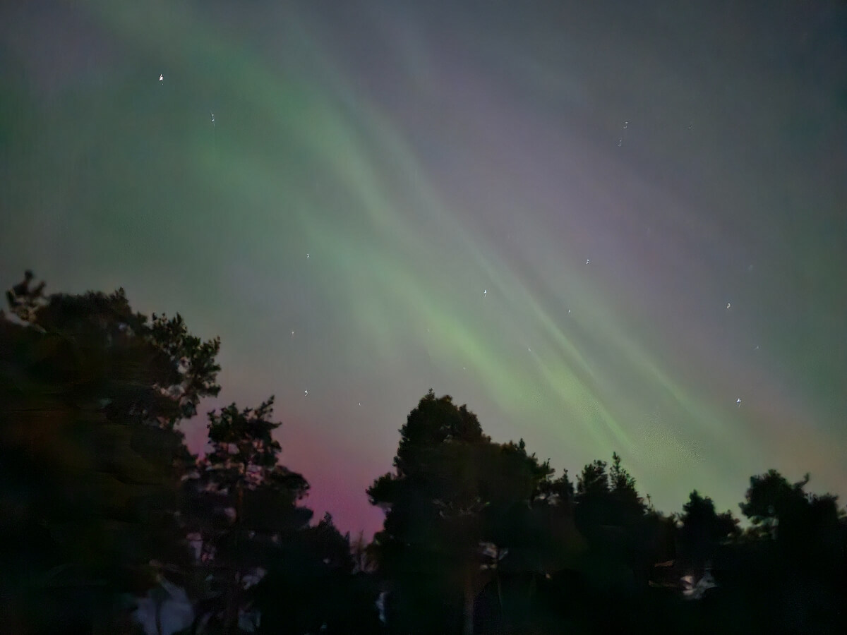 Aurora Borealis Pentlands Edinburgh Pentlands