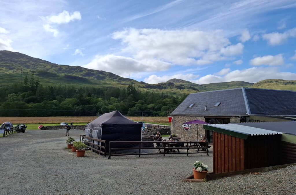 Ben Glas campsite near Inverarnan on the West Highland Way