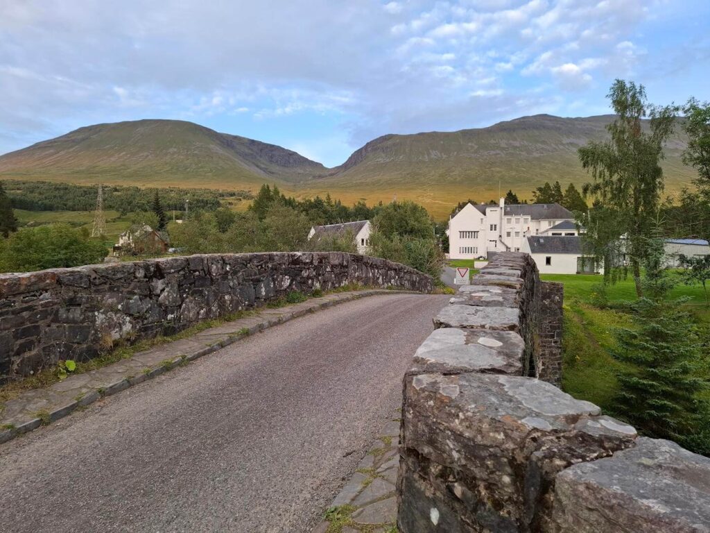 A view of over the Bridge of Orchy