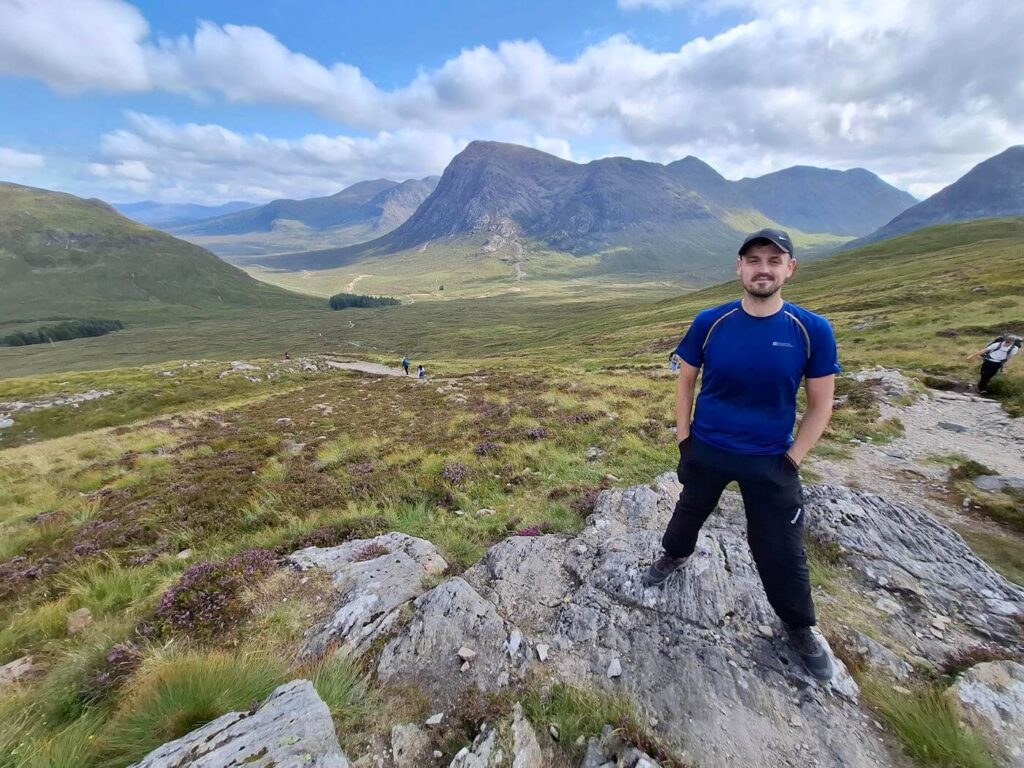 Photo of me at the top of Devil's Staircase
